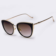 AOFLY Metal Frame Cat Eye Women Sunglasses Female Sunglasses Famous Brand Designer Alloy Legs Glasses oculos de sol feminino