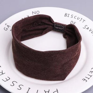 Korean Style Women's Hair Band Cotton Casual Face Shield Headband Female Woman Hair Accessories Hair Bows For Woman Ns025