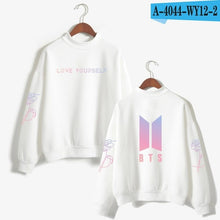 BTS  Love Yourself k pop Women Hoodies Sweatshirts Hoodies outwear Hip-Hop Bangtan boys jimin Clothes