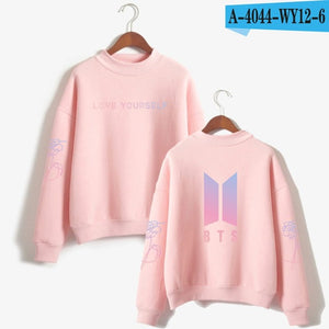 BTS  Love Yourself k pop Women Hoodies Sweatshirts Hoodies outwear Hip-Hop Bangtan boys jimin Clothes