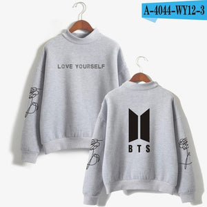 BTS  Love Yourself k pop Women Hoodies Sweatshirts Hoodies outwear Hip-Hop Bangtan boys jimin Clothes