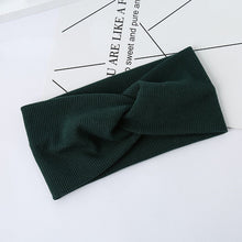 Woman Headband New Turban Solid Headbands Girls Makeup Fabric Elastic Hair Band Twisted Knotted Hair Accessories Headwrap