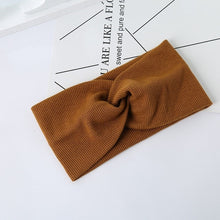 Woman Headband New Turban Solid Headbands Girls Makeup Fabric Elastic Hair Band Twisted Knotted Hair Accessories Headwrap