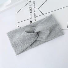 Woman Headband New Turban Solid Headbands Girls Makeup Fabric Elastic Hair Band Twisted Knotted Hair Accessories Headwrap