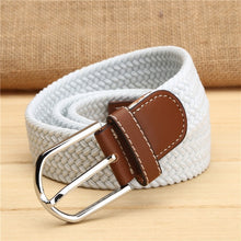 elastic belt knitted canvas belt decoration belt female pin buckle canvas strap women and man 2018