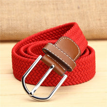 elastic belt knitted canvas belt decoration belt female pin buckle canvas strap women and man 2018