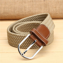 elastic belt knitted canvas belt decoration belt female pin buckle canvas strap women and man 2018