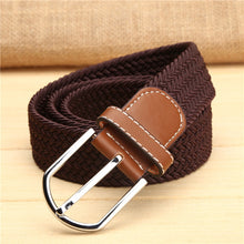 elastic belt knitted canvas belt decoration belt female pin buckle canvas strap women and man 2018