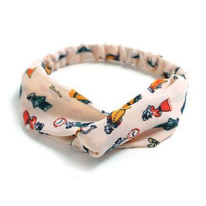 2018  korean style Women Hair Accessories Turban flower Headband Floral Prints Bandanas Elastic Hair Bands Gum Hair for Girls