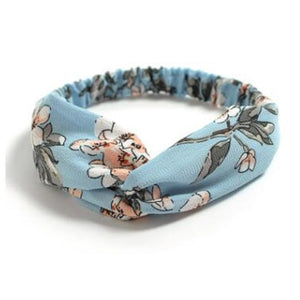 2018  korean style Women Hair Accessories Turban flower Headband Floral Prints Bandanas Elastic Hair Bands Gum Hair for Girls