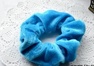 Free Shipping women's winter velvet hair Scrunchies Hair Tie Hair Accessories Ponytail Holder Hair