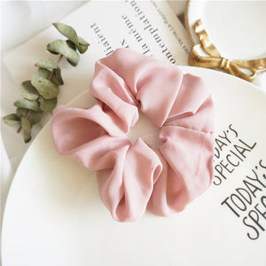 Floral Flamingo Solid Houndstooth Design Women Hair Accesorios Hair Tie Scrunchie Ponytail Hair Holder Rope