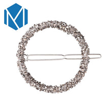 Fashion Woman Hair Accessories Triangle Hair Clip Pin Metal Geometric Alloy Hairband Moon Circle Hairgrip Barrette Girls Holder