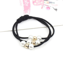 2018 Hair Accessories Pearl Elastic Rubber Bands Ring Headwear Girl Elastic Hair Band Ponytail Holder Scrunchy Rope Hair Jewelry