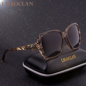 2018 Luxury Brand Design HD Polarized Sunglasses Women Ladies Oversized Square Gradient Sun Glasses Female Eyewear Oculos UV400