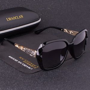 2018 Luxury Brand Design HD Polarized Sunglasses Women Ladies Oversized Square Gradient Sun Glasses Female Eyewear Oculos UV400