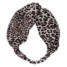 Printing Leopard Cross Headband For Women Turban Hairband Stretch Twisted Knotted Hair Band Hair Accessories Headwear