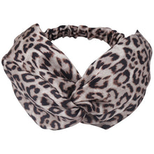 Printing Leopard Cross Headband For Women Turban Hairband Stretch Twisted Knotted Hair Band Hair Accessories Headwear