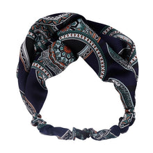 Printing Leopard Cross Headband For Women Turban Hairband Stretch Twisted Knotted Hair Band Hair Accessories Headwear