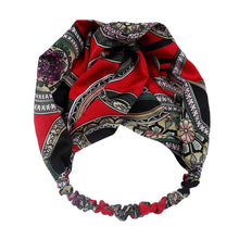 Printing Leopard Cross Headband For Women Turban Hairband Stretch Twisted Knotted Hair Band Hair Accessories Headwear