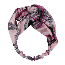 Printing Leopard Cross Headband For Women Turban Hairband Stretch Twisted Knotted Hair Band Hair Accessories Headwear