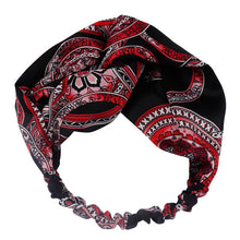 Printing Leopard Cross Headband For Women Turban Hairband Stretch Twisted Knotted Hair Band Hair Accessories Headwear