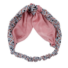 Printing Leopard Cross Headband For Women Turban Hairband Stretch Twisted Knotted Hair Band Hair Accessories Headwear