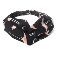 Printing Leopard Cross Headband For Women Turban Hairband Stretch Twisted Knotted Hair Band Hair Accessories Headwear