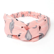 Printing Leopard Cross Headband For Women Turban Hairband Stretch Twisted Knotted Hair Band Hair Accessories Headwear