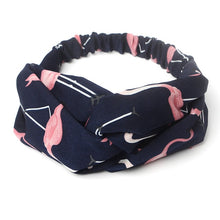 Printing Leopard Cross Headband For Women Turban Hairband Stretch Twisted Knotted Hair Band Hair Accessories Headwear