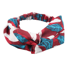 Printing Leopard Cross Headband For Women Turban Hairband Stretch Twisted Knotted Hair Band Hair Accessories Headwear