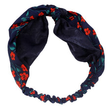 Printing Leopard Cross Headband For Women Turban Hairband Stretch Twisted Knotted Hair Band Hair Accessories Headwear