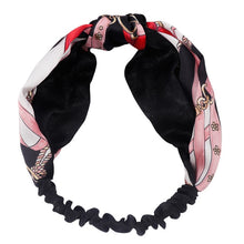 Printing Leopard Cross Headband For Women Turban Hairband Stretch Twisted Knotted Hair Band Hair Accessories Headwear