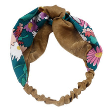 Printing Leopard Cross Headband For Women Turban Hairband Stretch Twisted Knotted Hair Band Hair Accessories Headwear