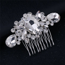 Faroonee Wedding Headdress Simulated Pearl Hair Accessories for Bride Crystal Crown Floral Elegant Hair Ornaments Hairpin 6C0193