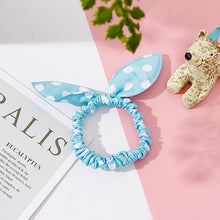 Wholesale New 25 Styles Women Girls Cute Rabbit Ears Elastic Hair Bands Ponytail Holder Hair Ropes Rubber Bands Hair Accessories