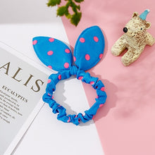 Wholesale New 25 Styles Women Girls Cute Rabbit Ears Elastic Hair Bands Ponytail Holder Hair Ropes Rubber Bands Hair Accessories