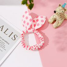 Wholesale New 25 Styles Women Girls Cute Rabbit Ears Elastic Hair Bands Ponytail Holder Hair Ropes Rubber Bands Hair Accessories