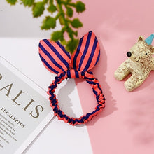 Wholesale New 25 Styles Women Girls Cute Rabbit Ears Elastic Hair Bands Ponytail Holder Hair Ropes Rubber Bands Hair Accessories