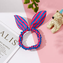 Wholesale New 25 Styles Women Girls Cute Rabbit Ears Elastic Hair Bands Ponytail Holder Hair Ropes Rubber Bands Hair Accessories