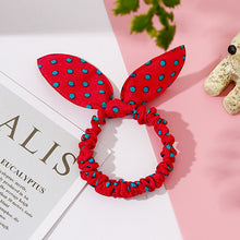 Wholesale New 25 Styles Women Girls Cute Rabbit Ears Elastic Hair Bands Ponytail Holder Hair Ropes Rubber Bands Hair Accessories