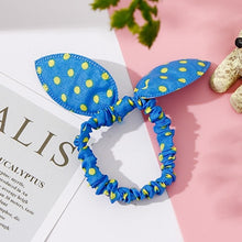 Wholesale New 25 Styles Women Girls Cute Rabbit Ears Elastic Hair Bands Ponytail Holder Hair Ropes Rubber Bands Hair Accessories