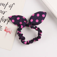 Wholesale New 25 Styles Women Girls Cute Rabbit Ears Elastic Hair Bands Ponytail Holder Hair Ropes Rubber Bands Hair Accessories