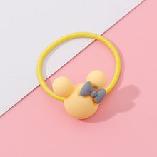 Wholesale 1PC Girls Cartoon Flower Lollipop Acrylic Elastic Hair Bands 3.0cm Small Rubber Bands Kids Scrunchie Hair Accessories