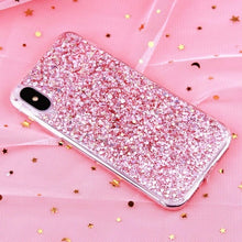 MaxGear Case for iPhone 6 6S Case Silicon Bling Glitter Crystal Sequins Soft Cover Fundas for iPhone 5SE 5S 7 8 Plus X XR XS Max
