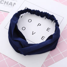 Fashion Women Knot flower Headband Cross Turban Elastic Hair bands Headwrap Girls Hair Accessories Hair bands for Women Bandanas