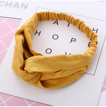 Fashion Women Knot flower Headband Cross Turban Elastic Hair bands Headwrap Girls Hair Accessories Hair bands for Women Bandanas